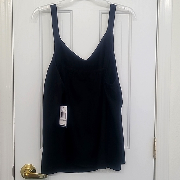 Angels Forever Young Black V-Neck Tank Top, 1X - Picture 4 of 12